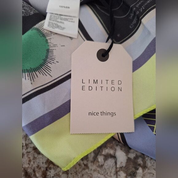 limited edition scarf 100% silm 34*34 - Picture 3 of 4